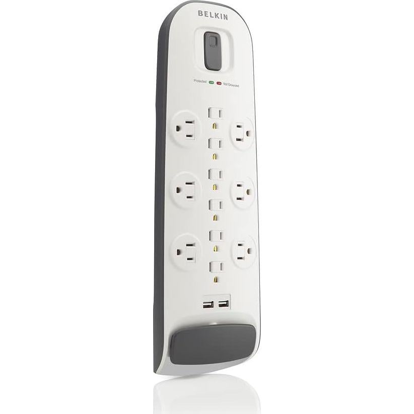Regleta de Energía Belkin 12 Salidas con USB y Protección 3996J