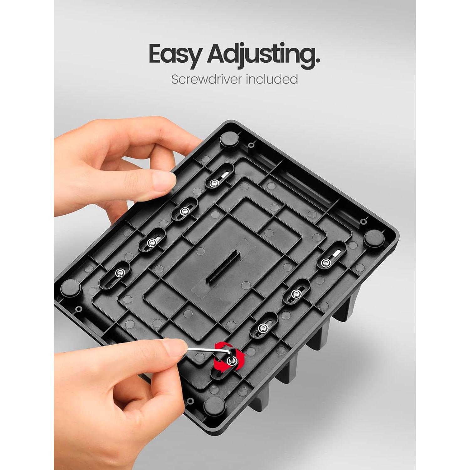 Soporte Vertical para Laptop EAXBUX 3 Ranuras Ajustable