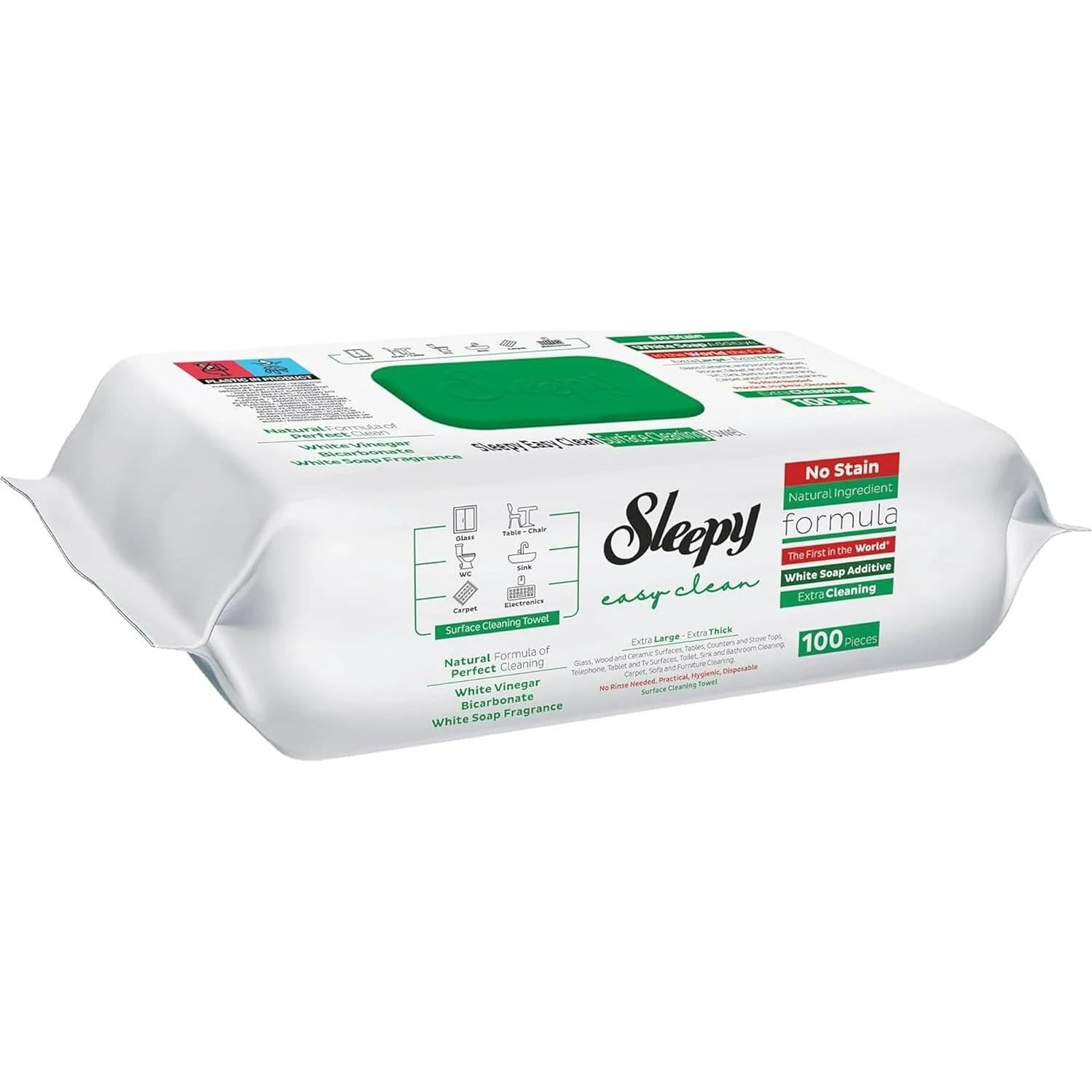 Toallitas de Limpieza Multiusos Dormilón - 100 Unidades