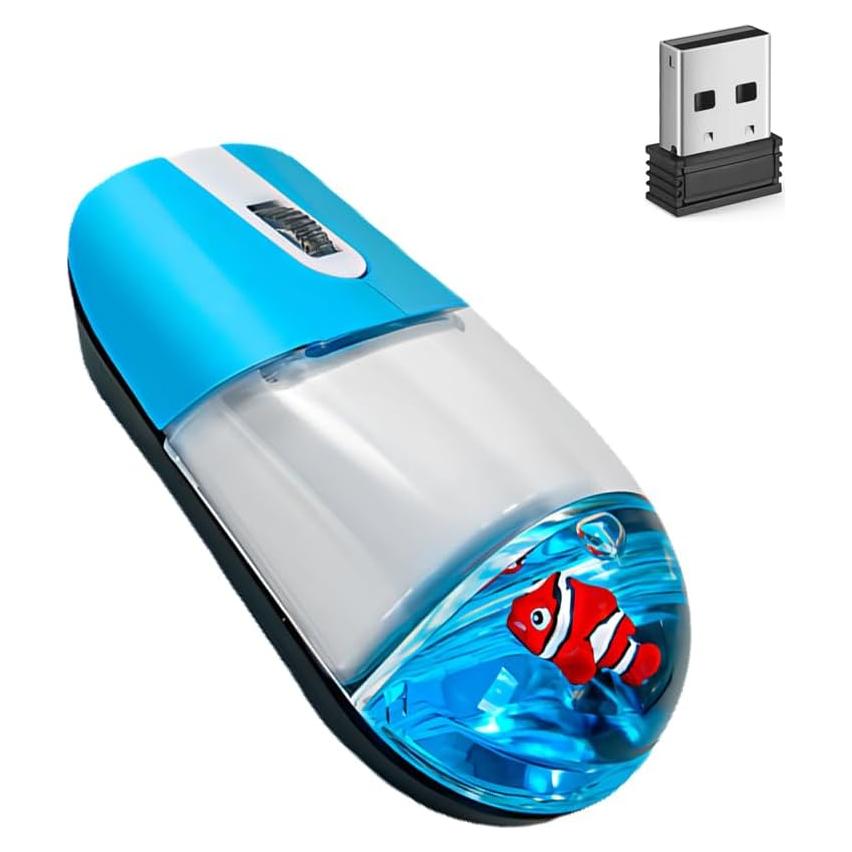 Ratón Inalámbrico SHARE SUNSHINE Aqua Ergonómico Azul