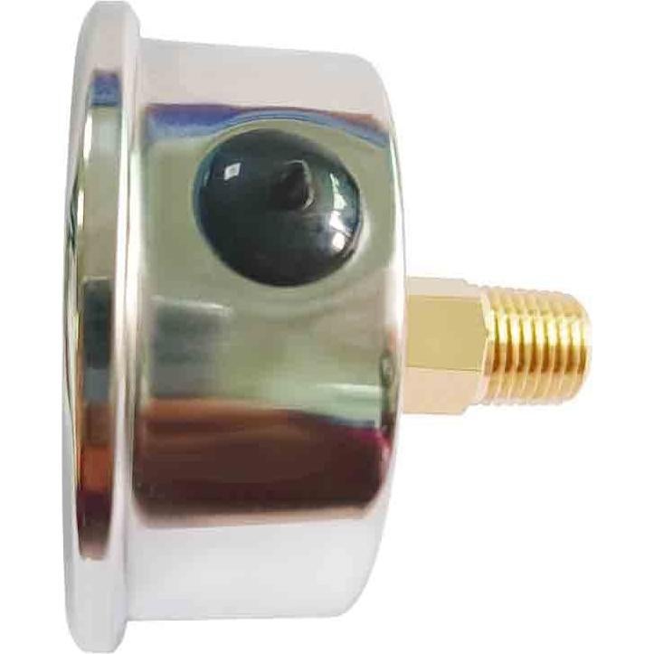 Manómetro Qolekog 2.5" NPT 0-30 Psi Lleno de Glicerina