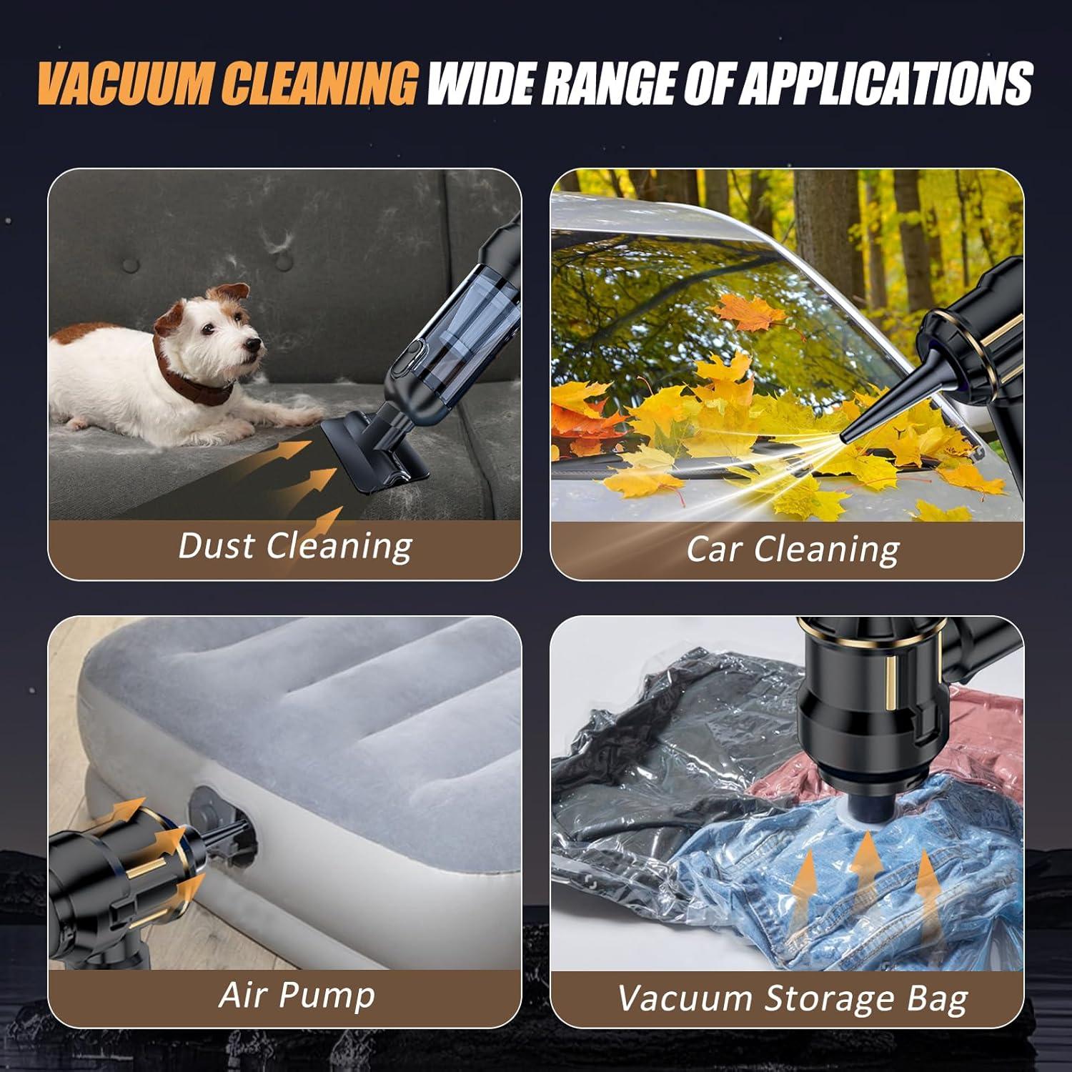 Aspiradora de Mano Inalámbrica BIYQFCR 16000Pa Portátil