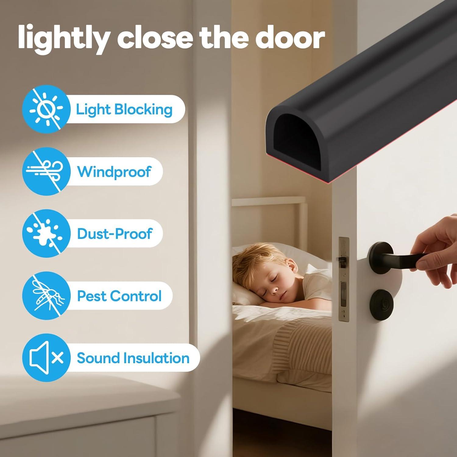 Sello de Burlete Autoadhesivo Orechic 6.1m Silicona Negro