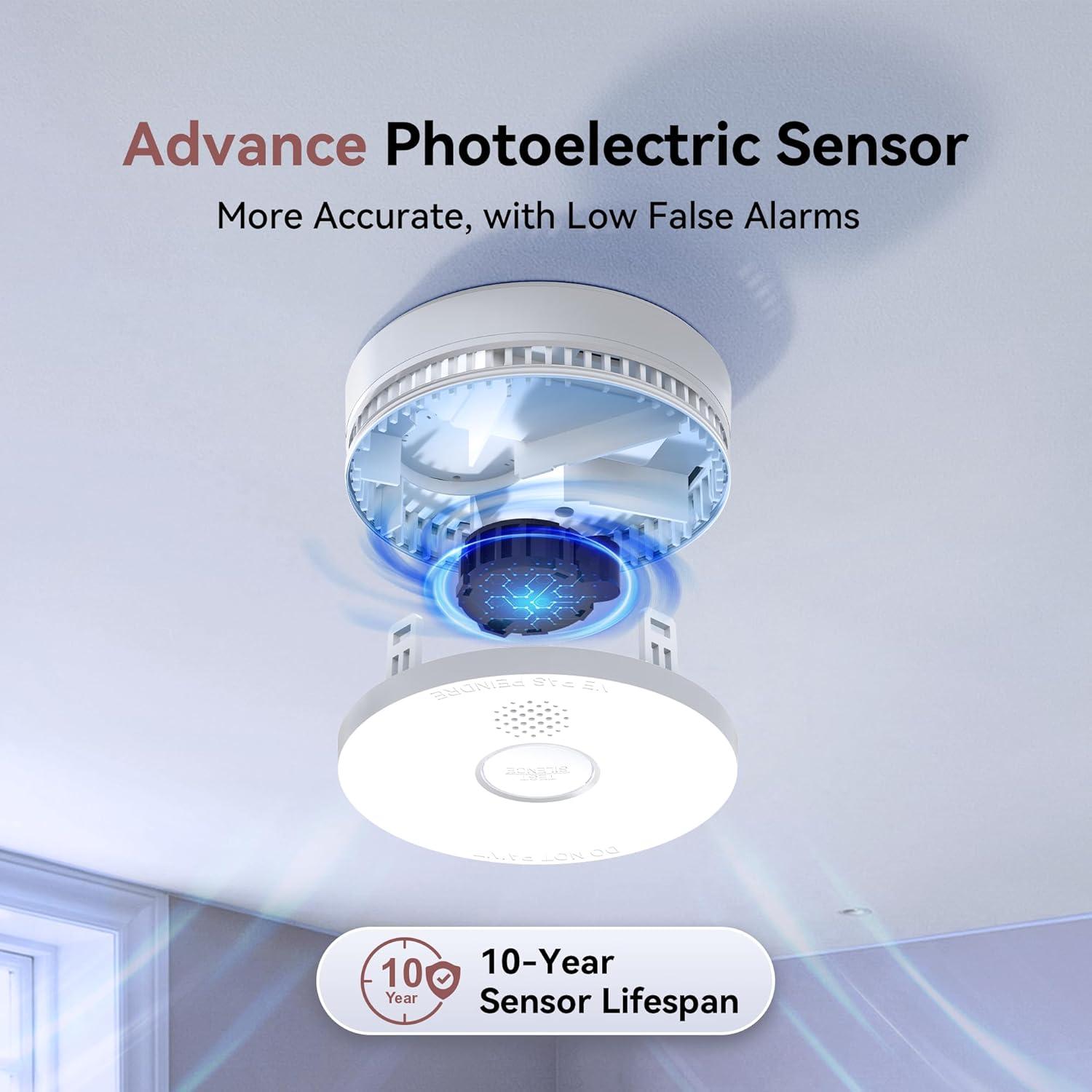 Detector de Humo Putogesafe GS509A Fotoeléctrico 9V