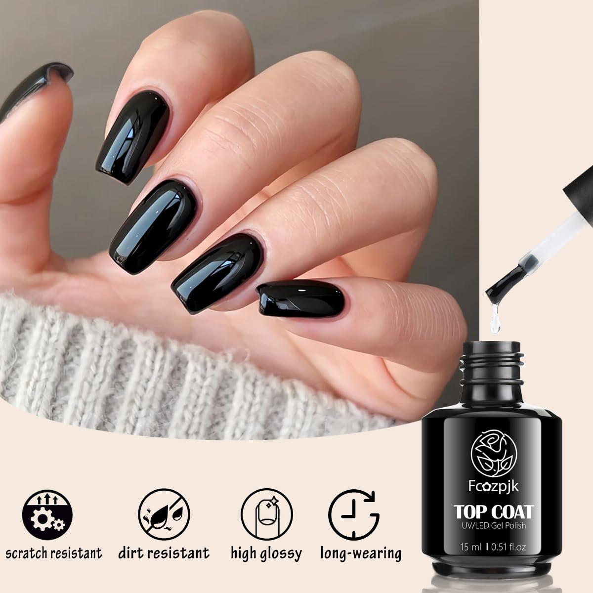 Fcozjpk Nail Dehydrator and Primer with Gel Base & Top Coat Set Cuticle Oil, 5PCS Nail Prep Kit for Acrylic and Gels Nail Polish No Wipe Gel Top Coat Manicure Bonder Liquid Nails Tech Must-have Set