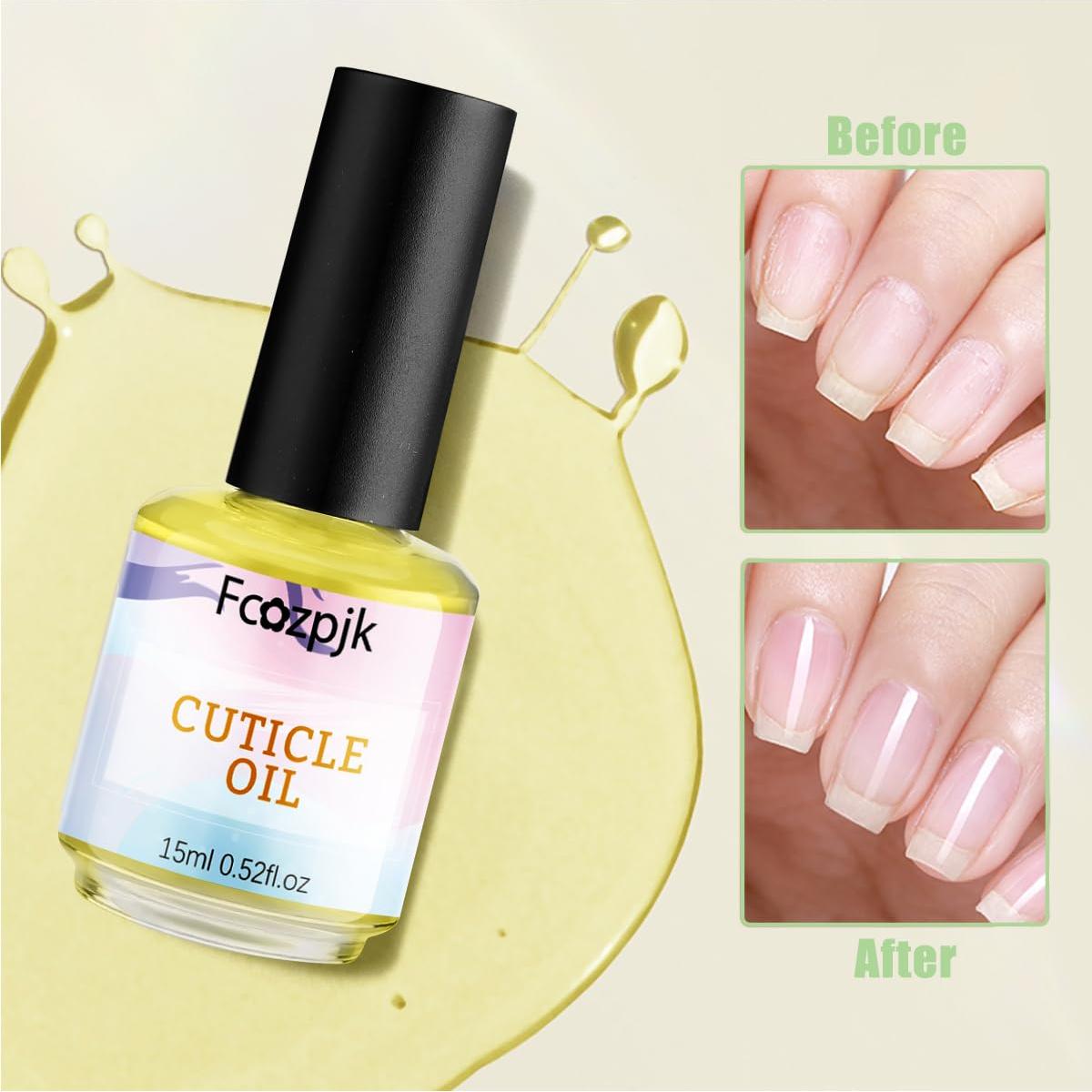 Fcozjpk Nail Dehydrator and Primer with Gel Base & Top Coat Set Cuticle Oil, 5PCS Nail Prep Kit for Acrylic and Gels Nail Polish No Wipe Gel Top Coat Manicure Bonder Liquid Nails Tech Must-have Set