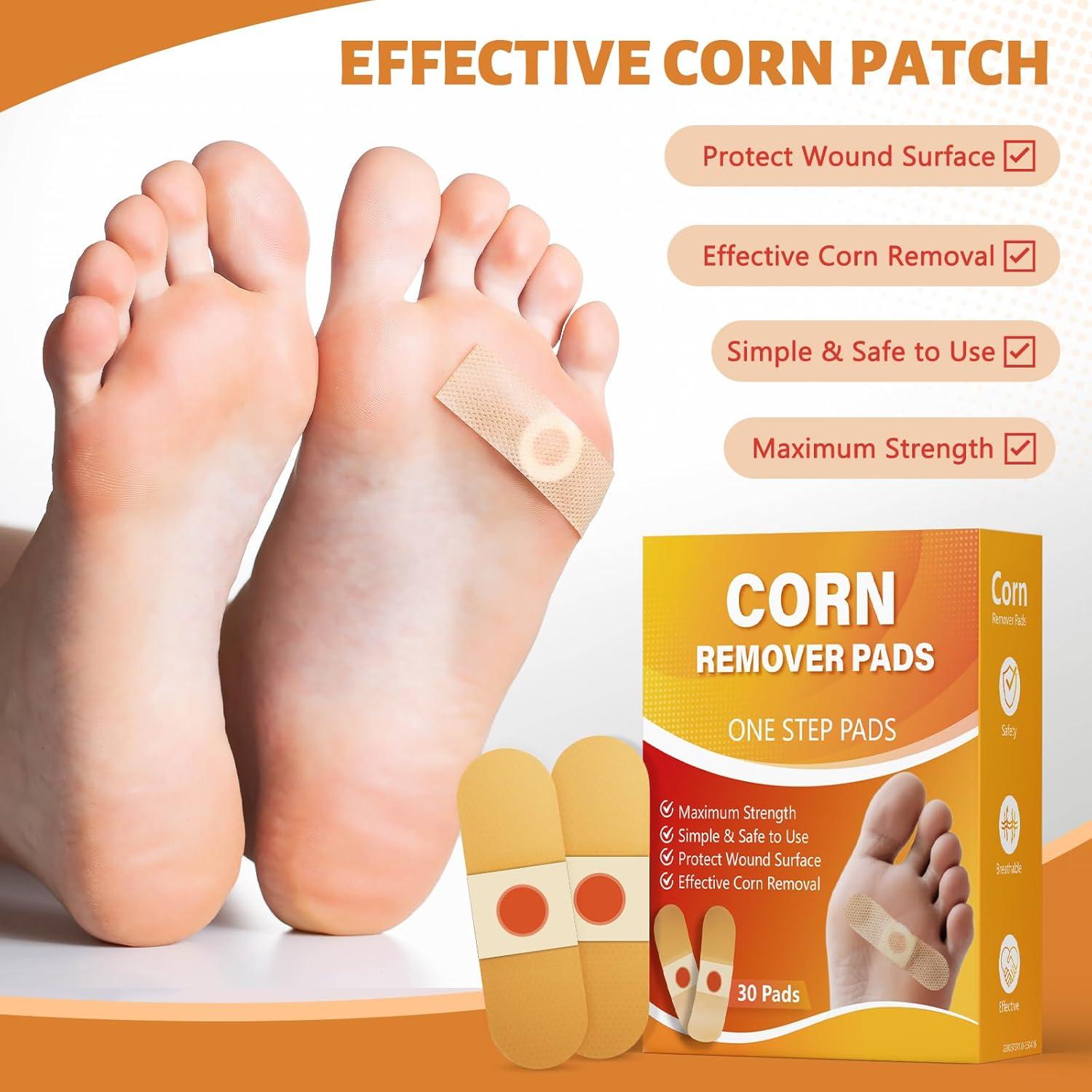 Parches Removedores de Callos AEE - 30 Parches 40% Ácido Salicílico