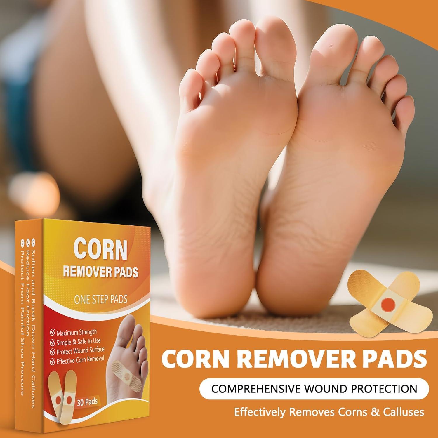 Parches Removedores de Callos AEE - 30 Parches 40% Ácido Salicílico