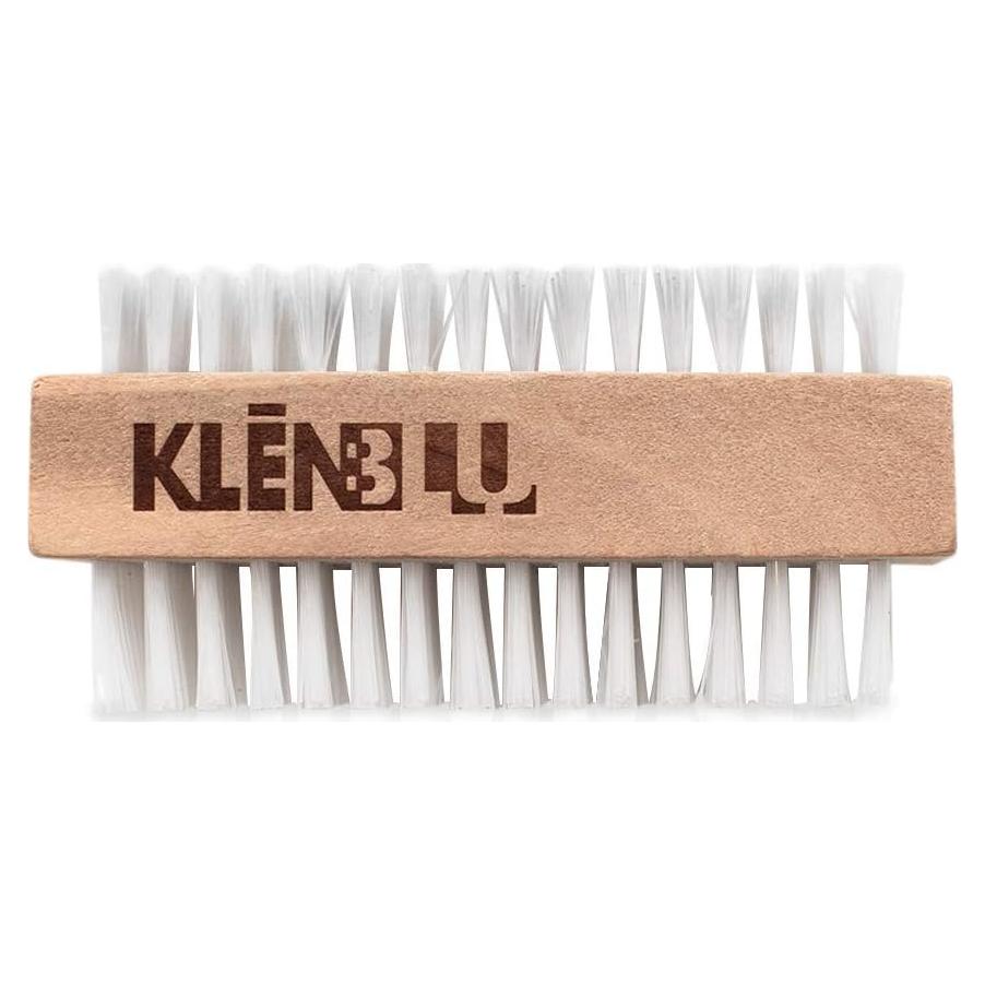 Cepillo Limpiador de Zapatillas Klenblu Doble Cara Madera Nylon