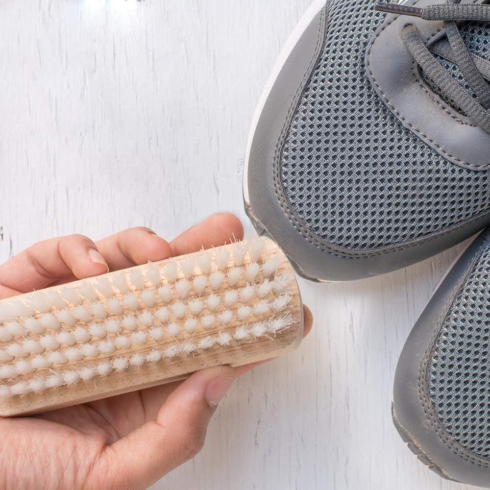 Cepillo Limpiador de Zapatillas Klenblu Doble Cara Madera Nylon
