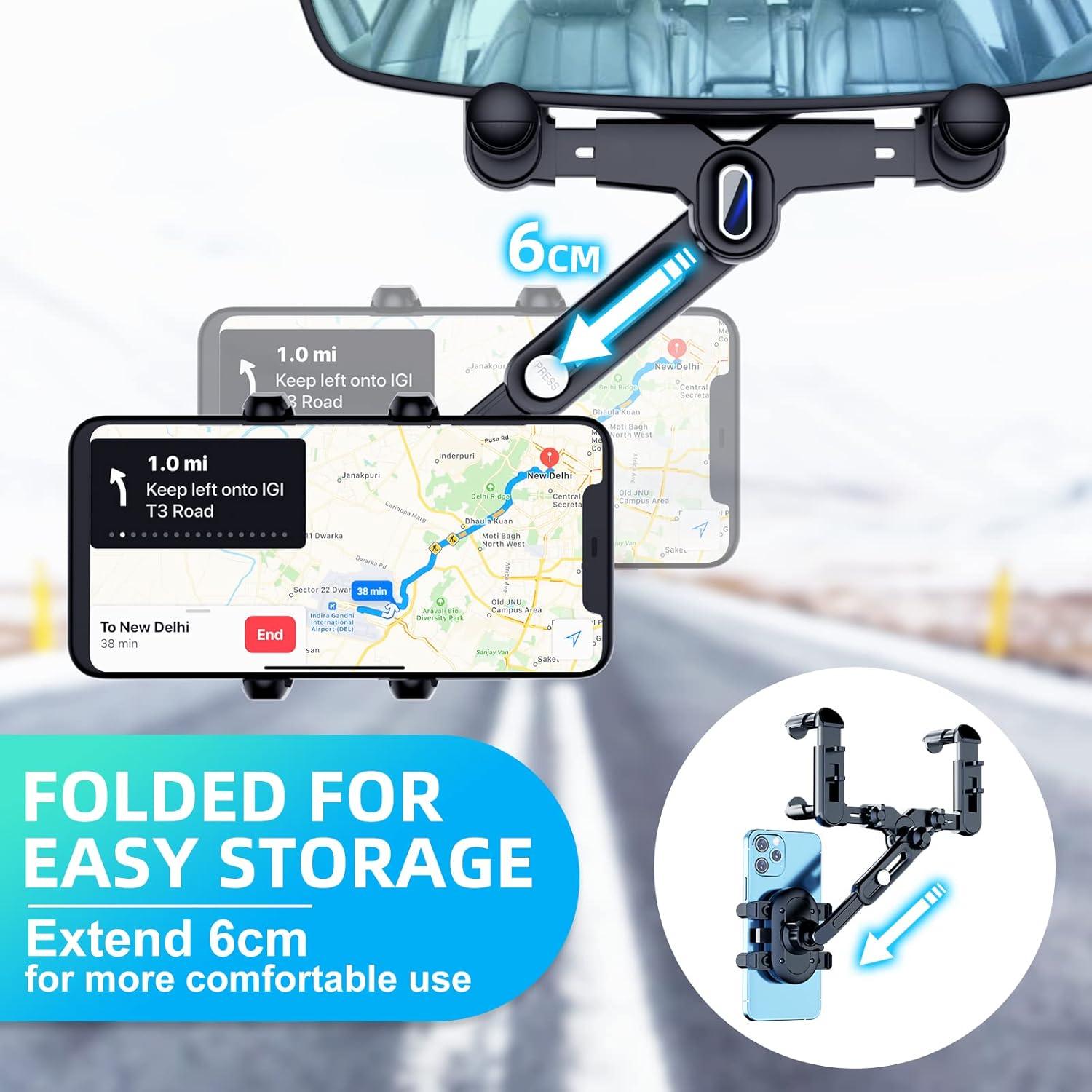 Soporte para Teléfono de Coche FONKEN Ajustable 360° Universal