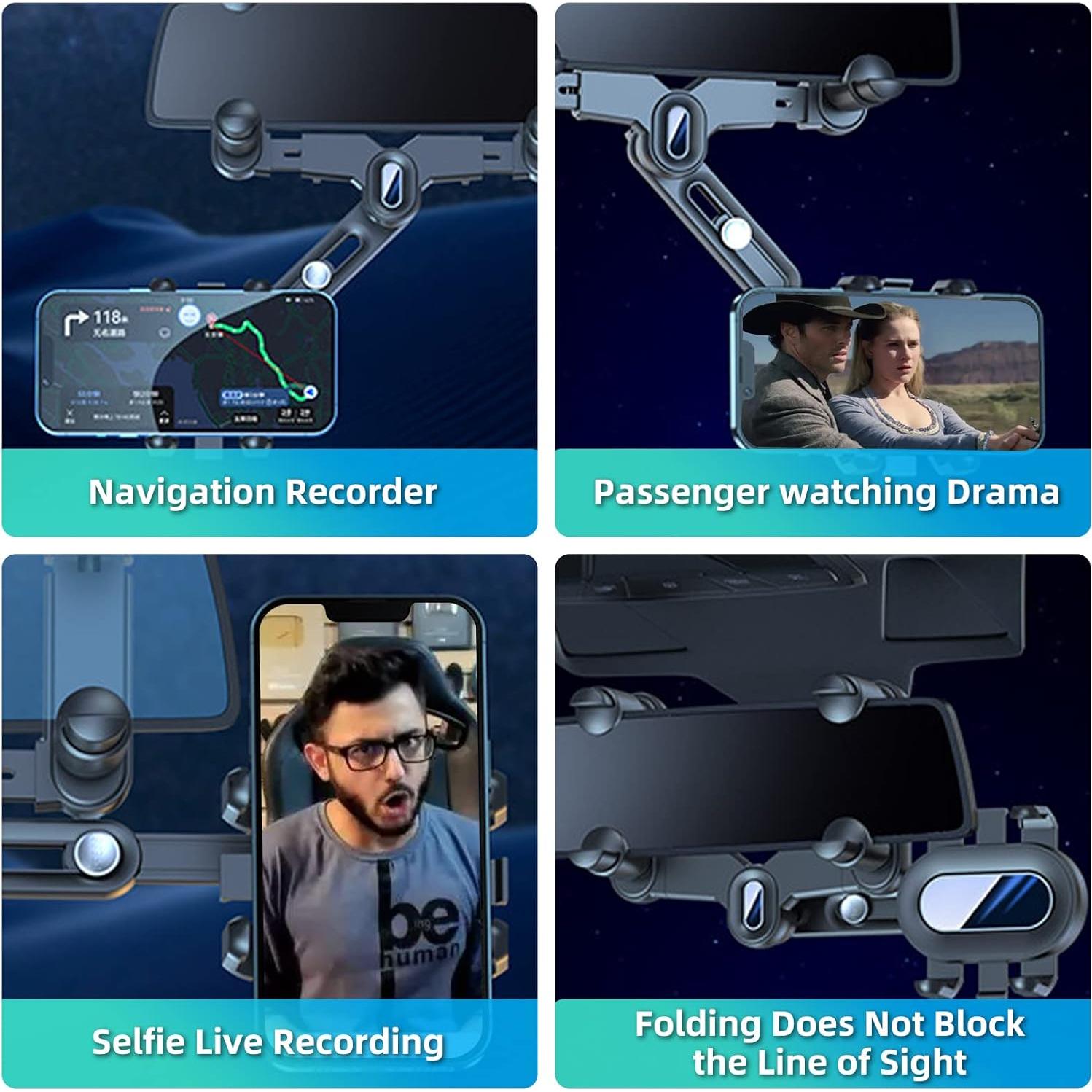 Soporte para Teléfono de Coche FONKEN Ajustable 360° Universal