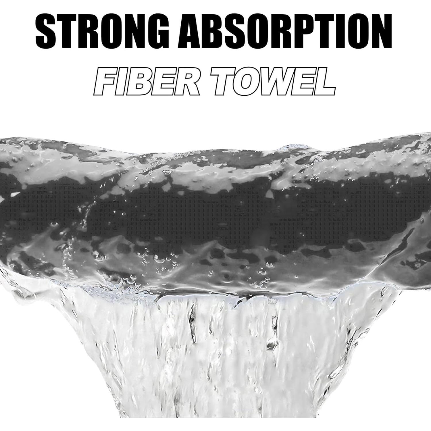 Toalla de Golf Magnética MAGOLFIN TW02 Microfibra Gris