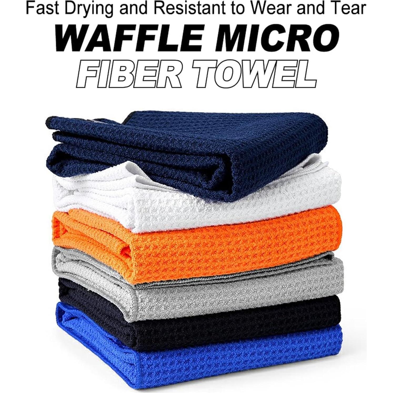 Toalla de Golf Magnética MAGOLFIN TW02 Microfibra Gris