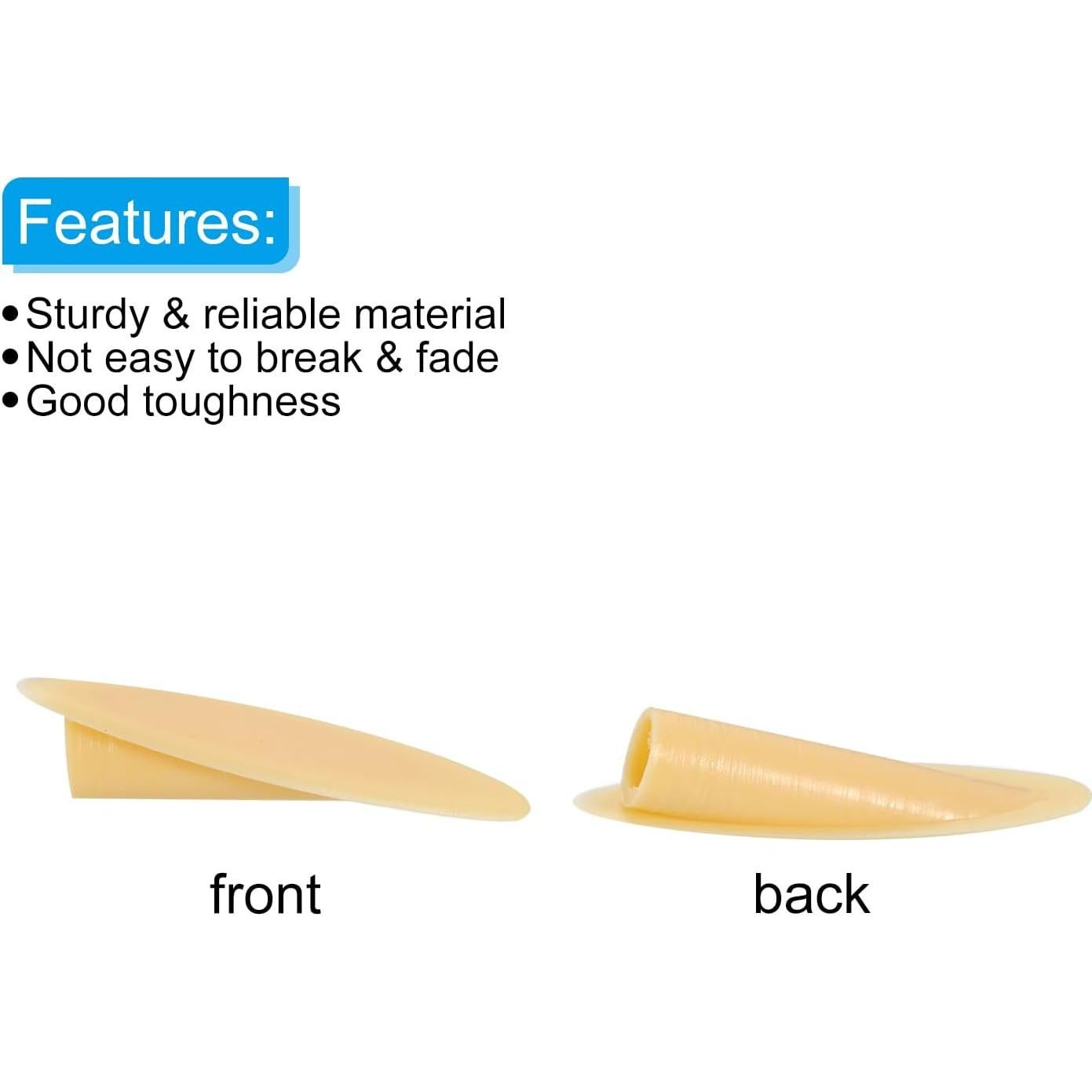 50 Tapones de Agujeros Plásticos uxcell 9mm Beige para Carpintería