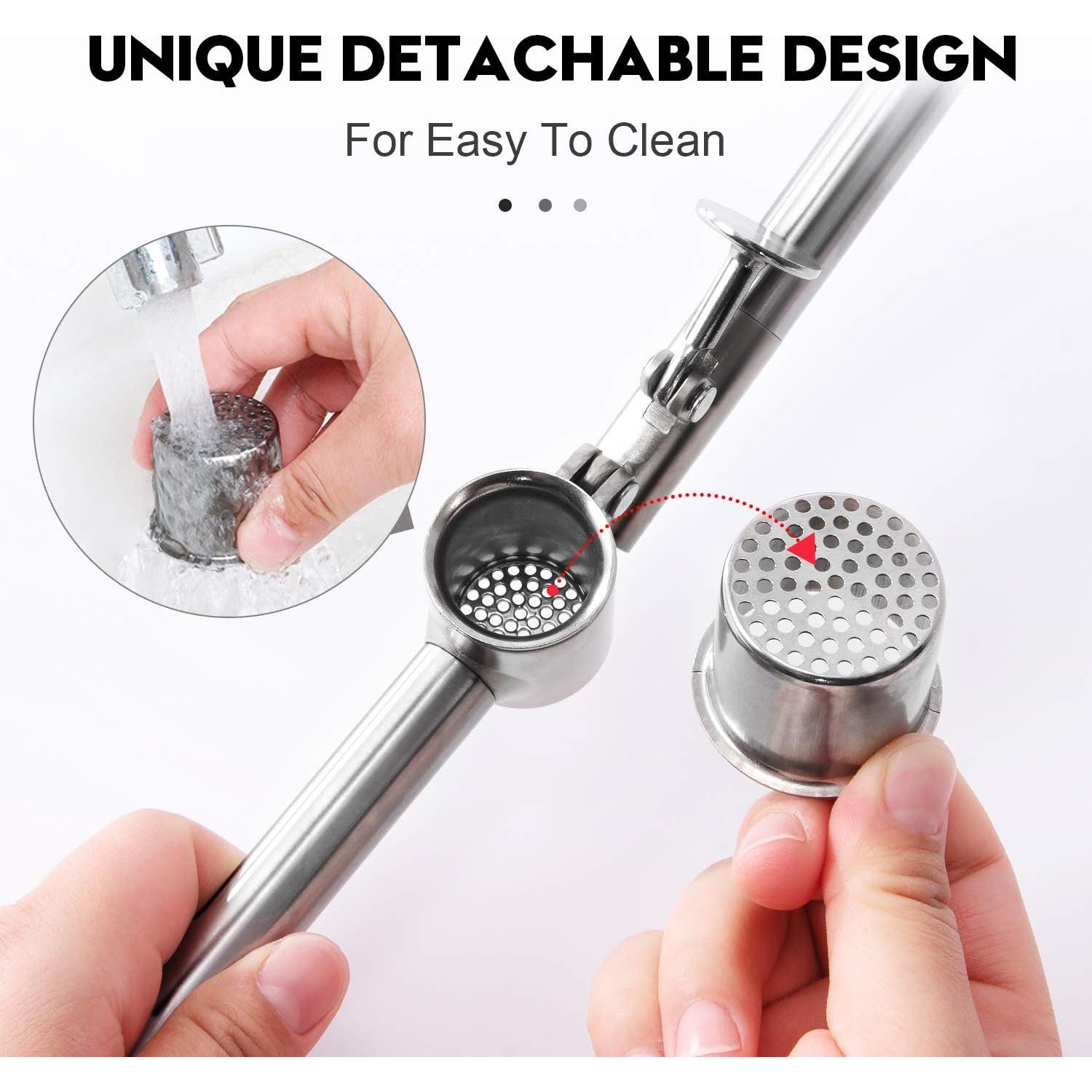 Prensa de Ajo Mempedont Mediana con Accesorios de Cocina