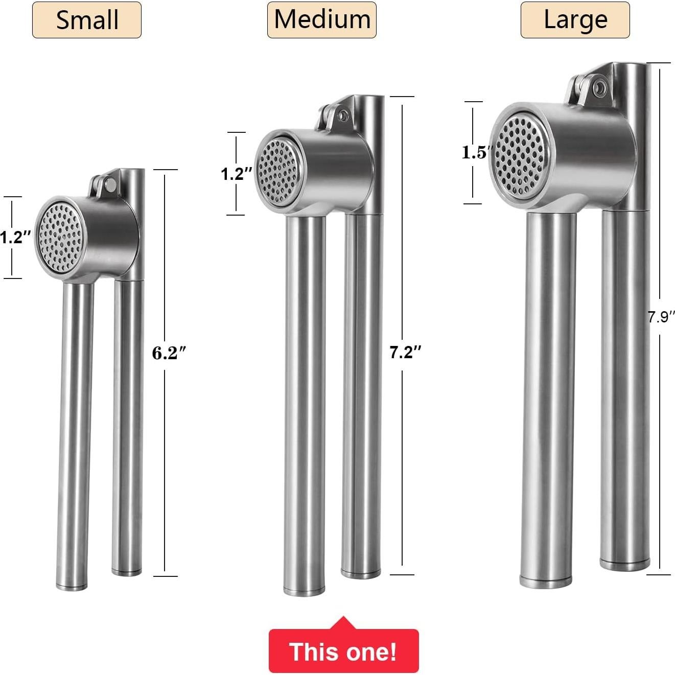 Prensa de Ajo Mempedont Mediana con Accesorios de Cocina