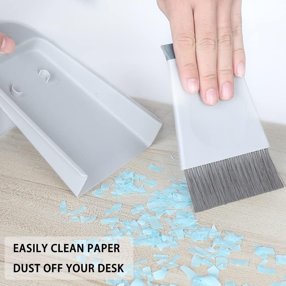 Juego Mini Escoba y Recogedor CHANHOO - Gris, 3 en 1