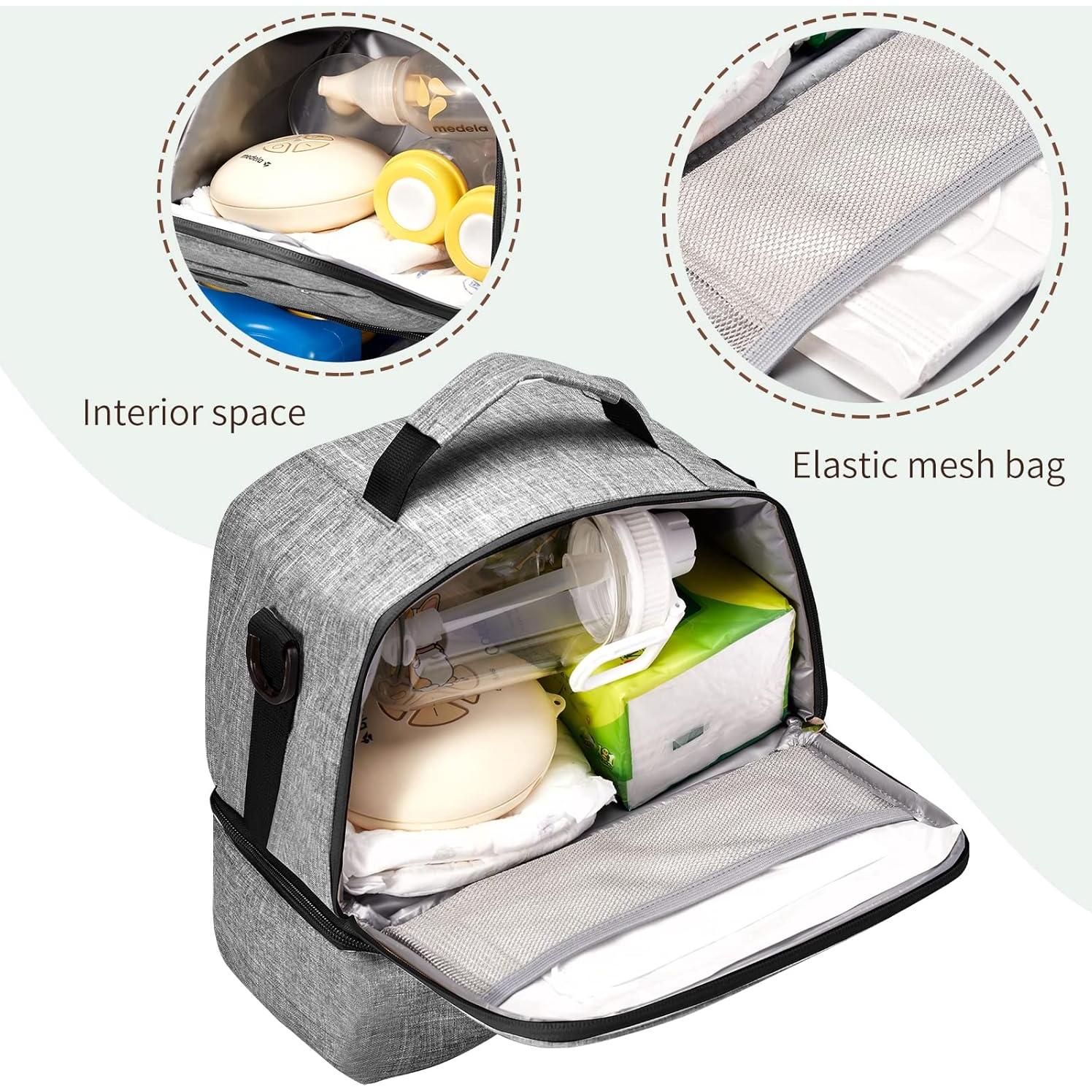 Bolsa de almacenamiento de leche materna Lmbabter - Gris oscuro