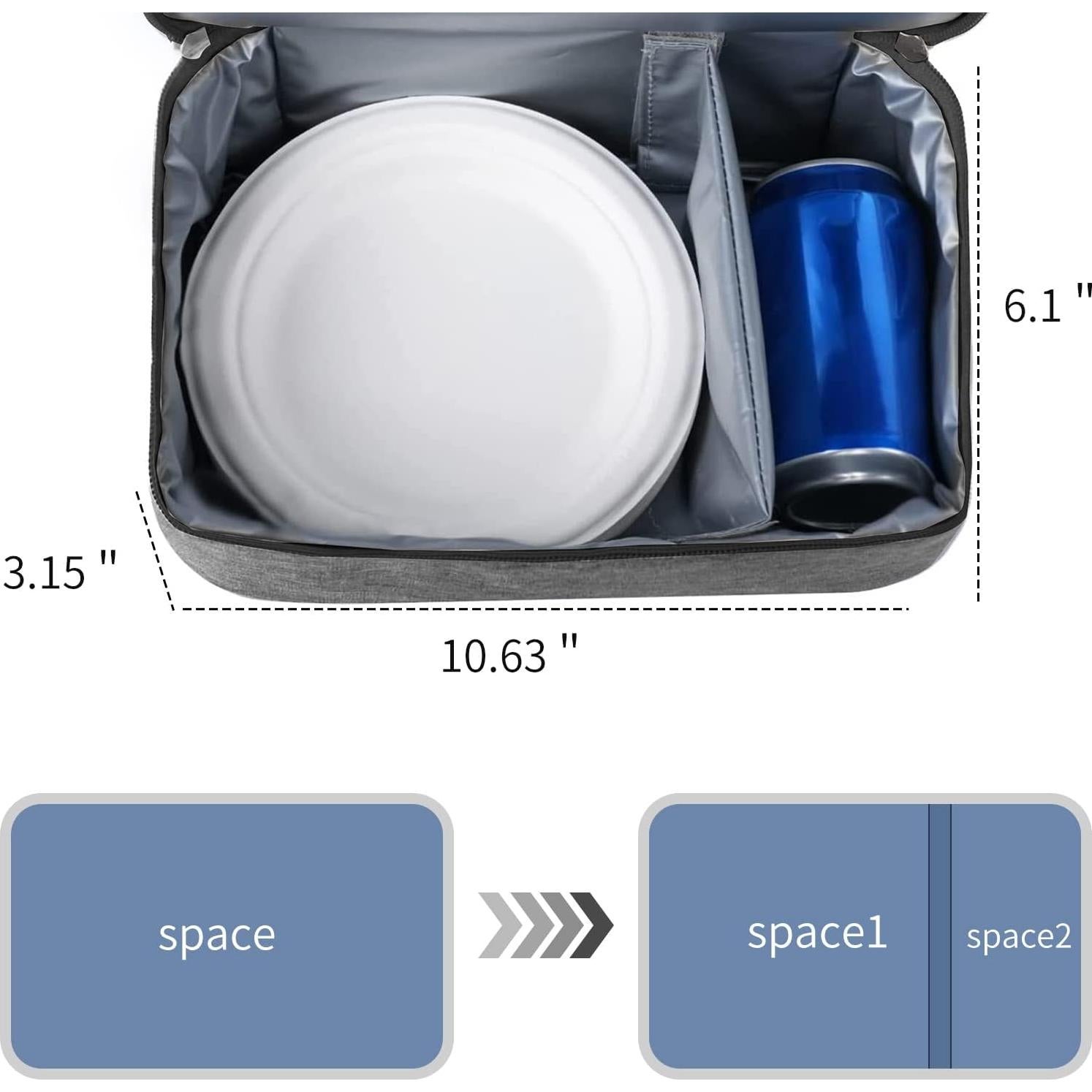 Bolsa de almacenamiento de leche materna Lmbabter - Gris oscuro