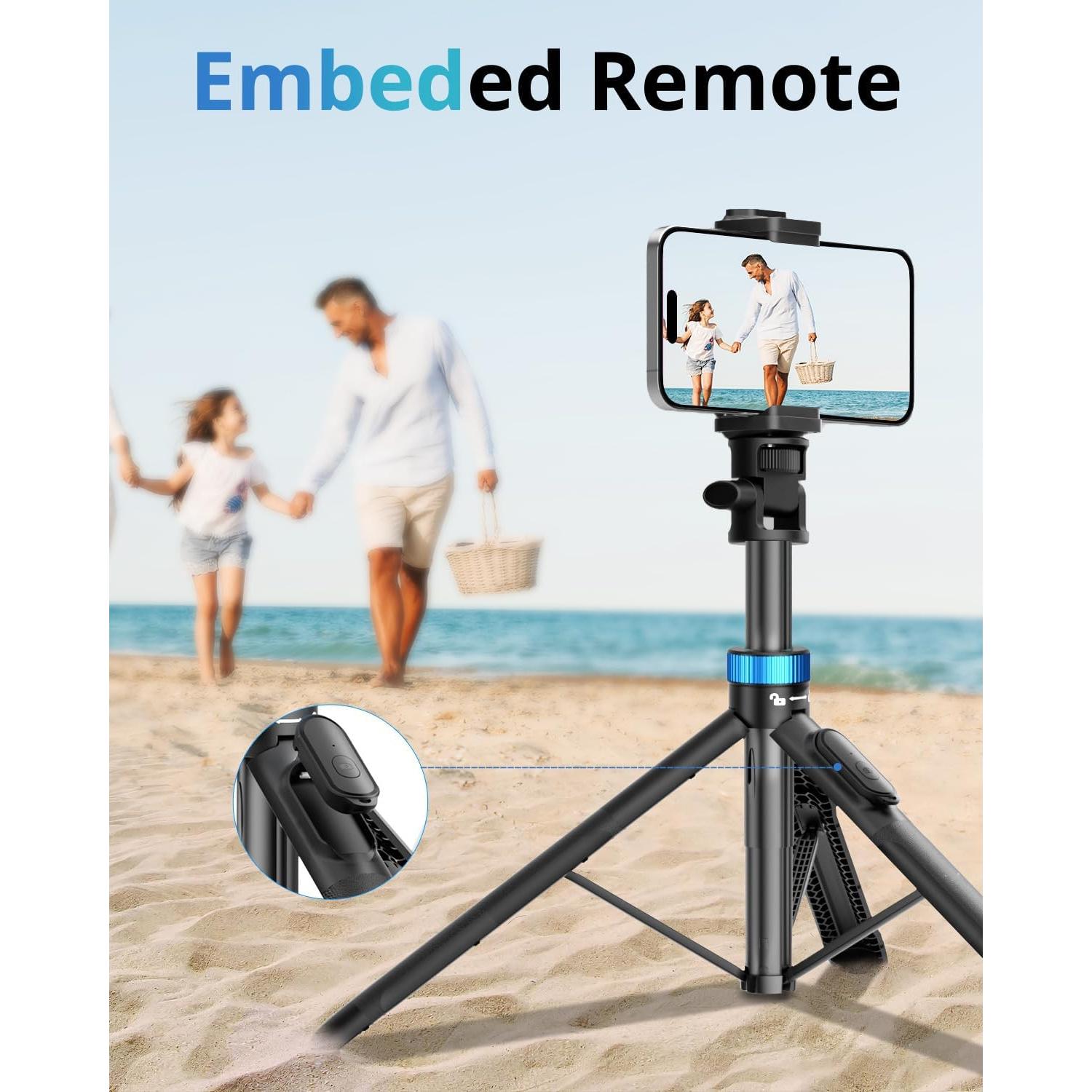 Trípode UBeesize 182 cm para Teléfono y Selfie Stick