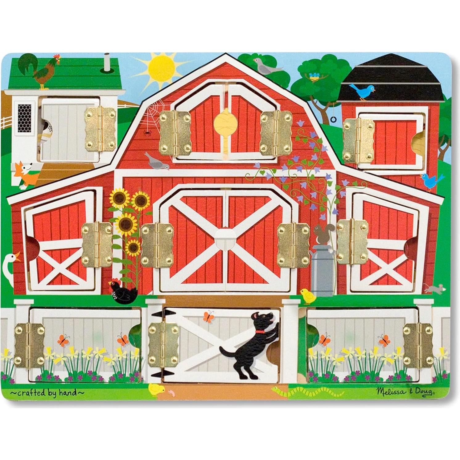 Tablero de Actividad de Madera Melissa & Doug con Animales