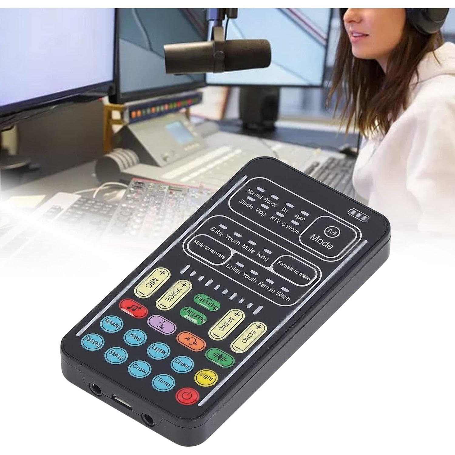 Cambiador de Voz Yosoo Mini Portátil con 8 Efectos de Sonido