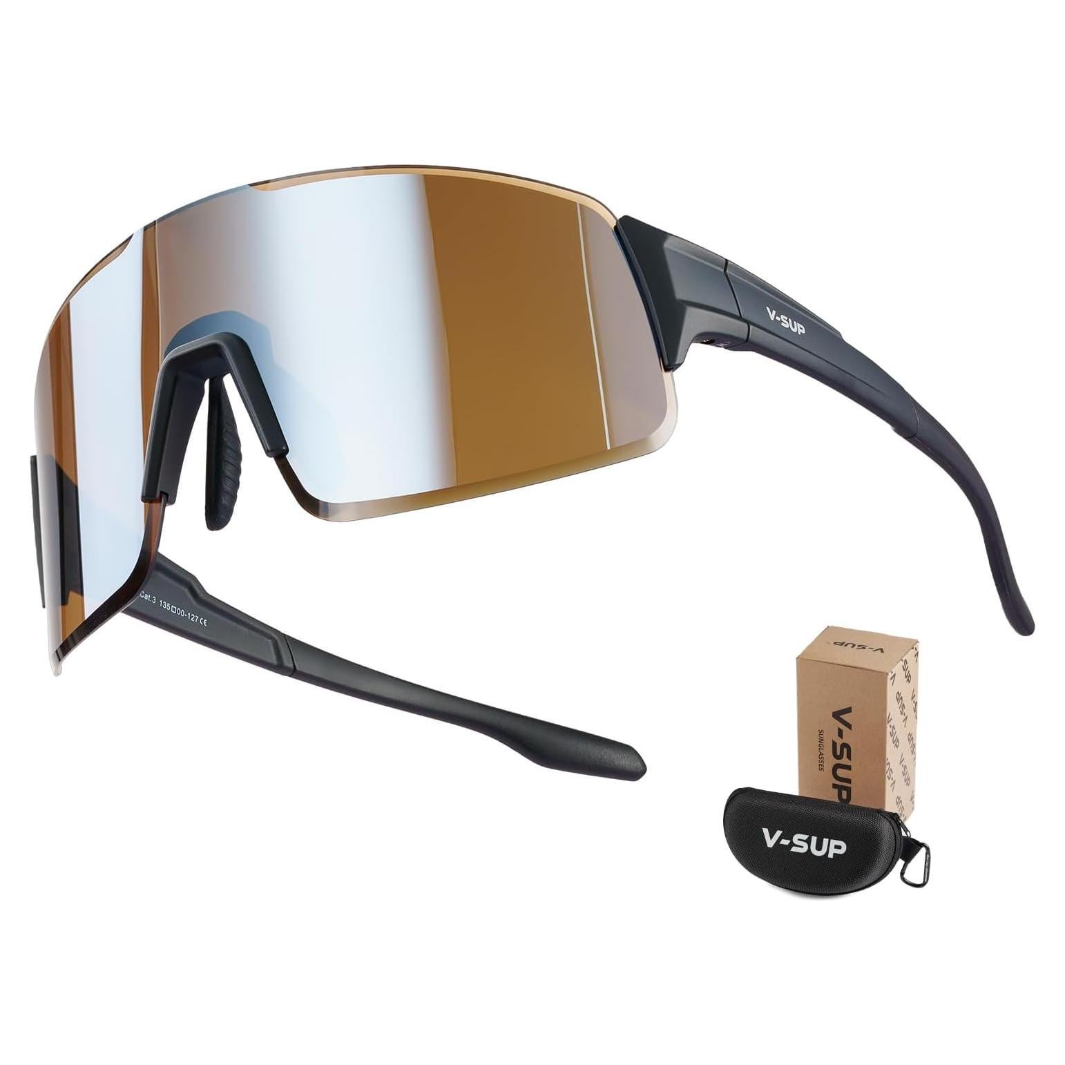 Gafas de Ciclismo V-SUP VC4341 UV400 Ajustables Ultra-Ligeras
