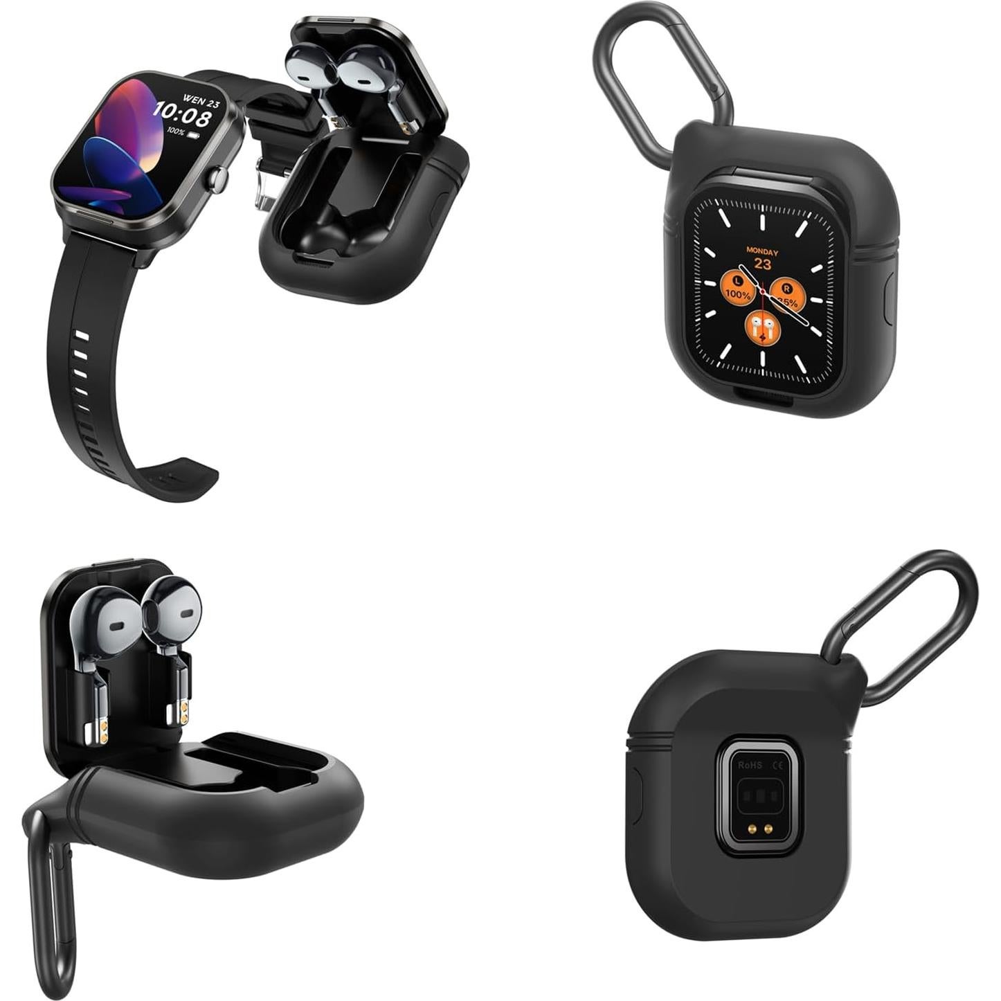 Reloj Inteligente Tuanzi D8Pro 5.1cm TFT + Auriculares TWS
