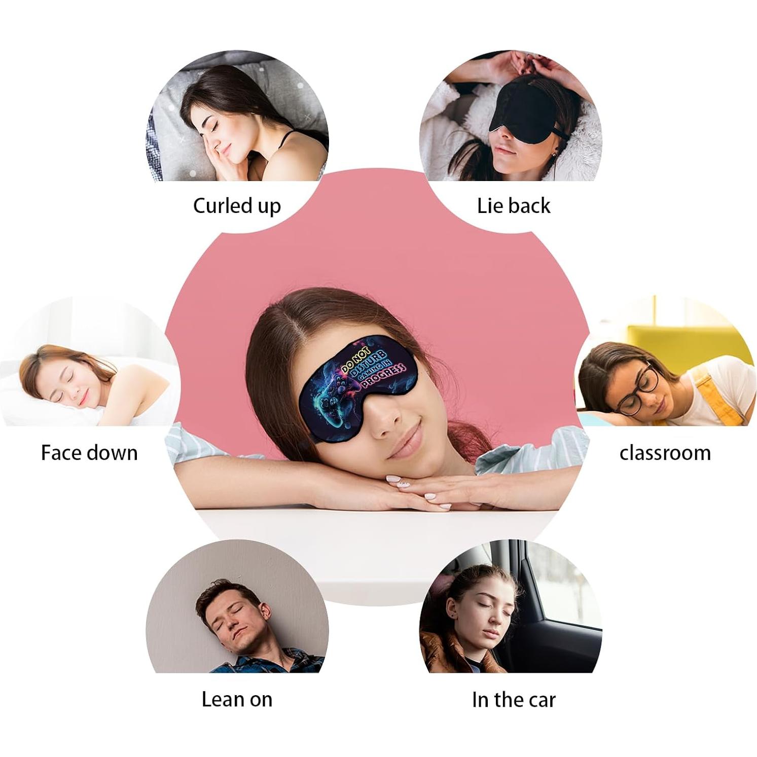 Máscara de Sueño Kdqua Gamer para Niños y Adolescentes - Seda