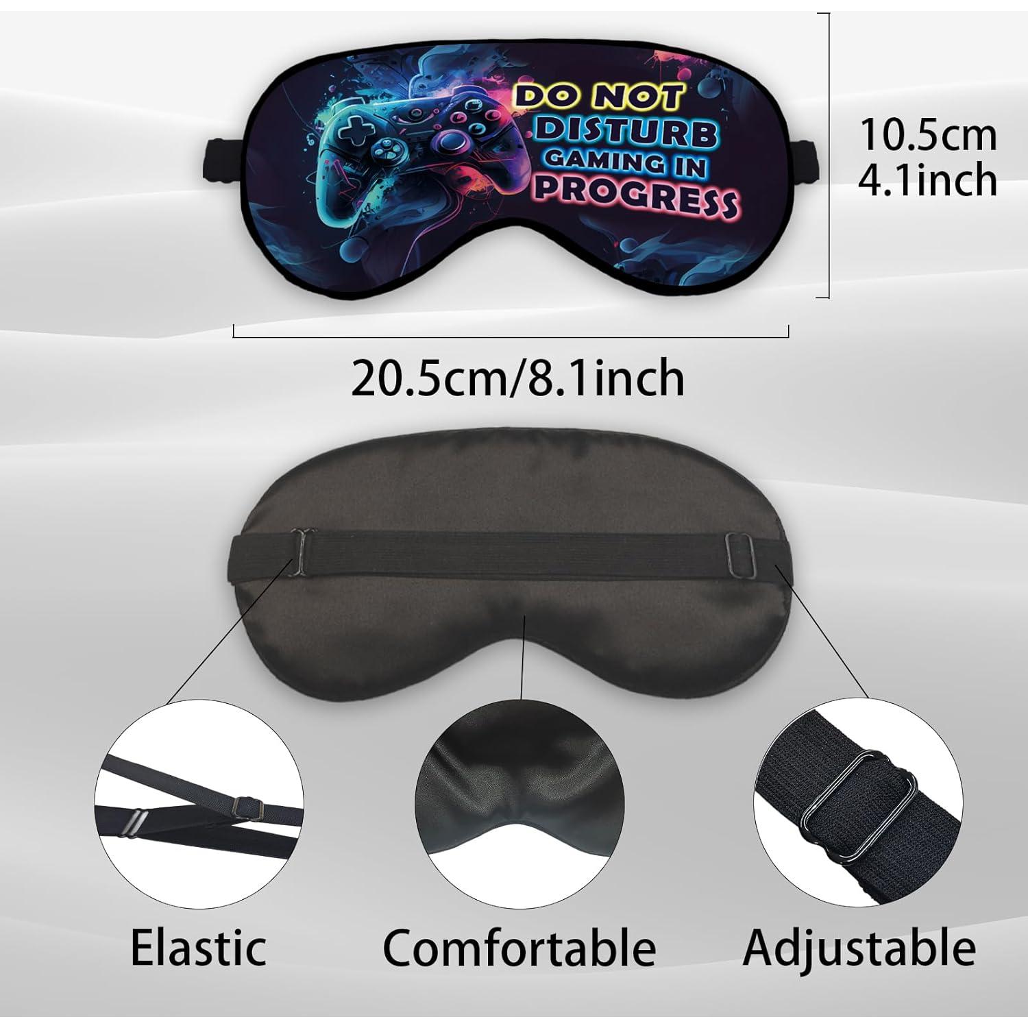 Máscara de Sueño Kdqua Gamer para Niños y Adolescentes - Seda