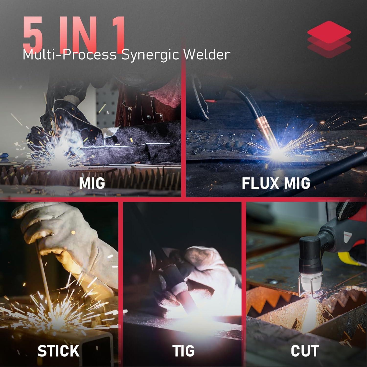 Cortadora de Plasma YESWELDER MP200 5 en 1 Soldador Multifuncional