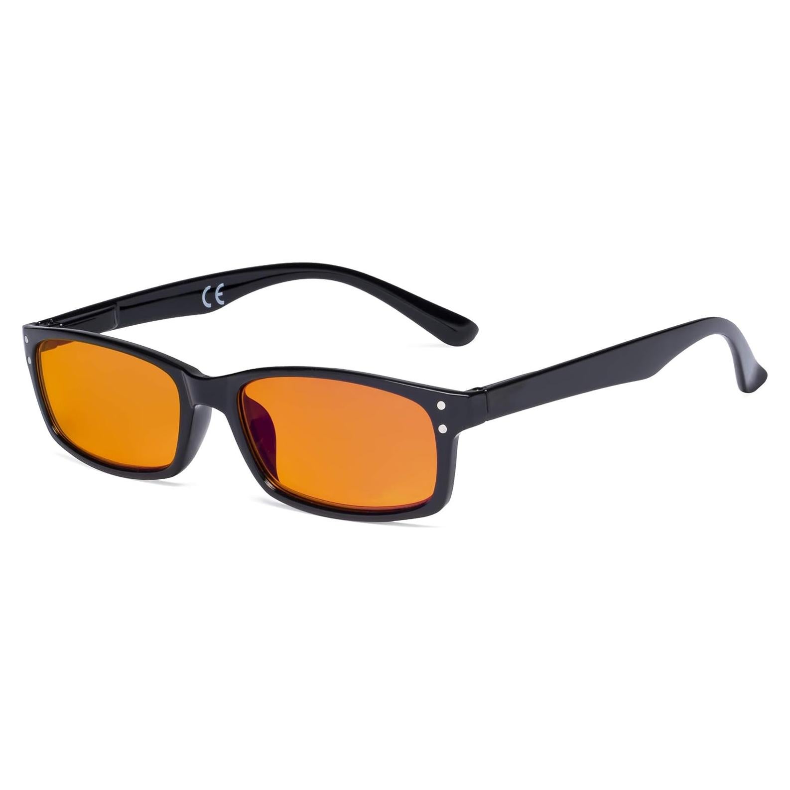 Gafas Eyekepper Anti Luz Azul +0.50 Tinte Naranja para Dormir