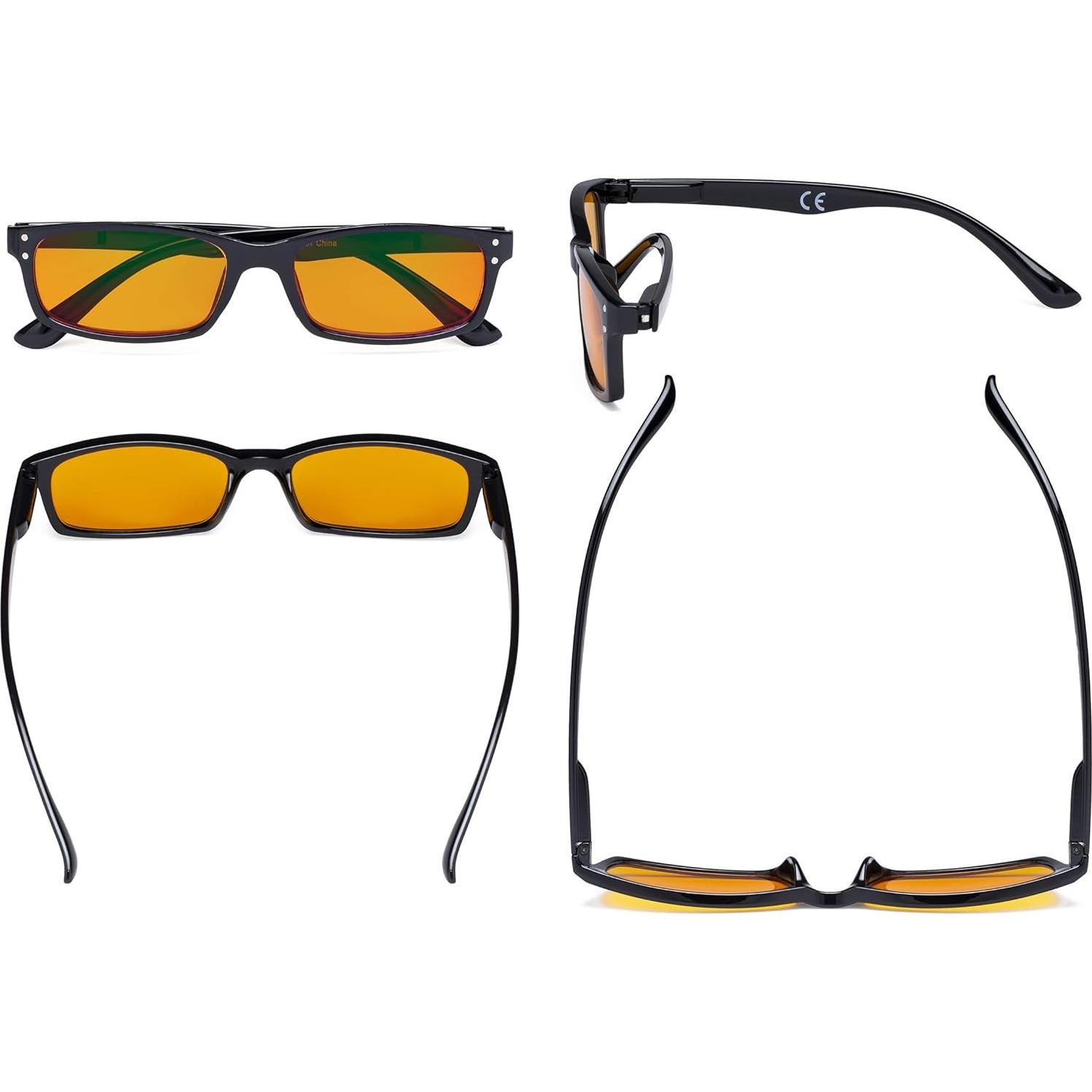 Gafas Eyekepper Anti Luz Azul +0.50 Tinte Naranja para Dormir