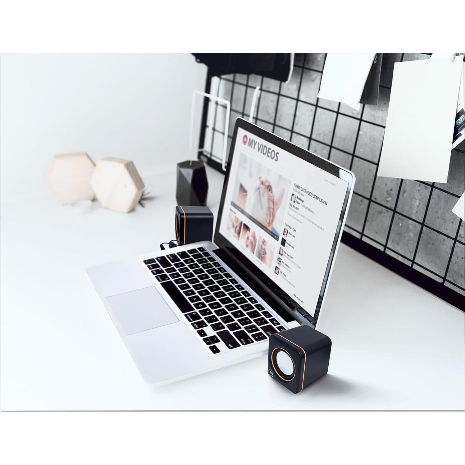 Altavoces Estéreo USB Manhattan 161435 - Compactos y Potentes