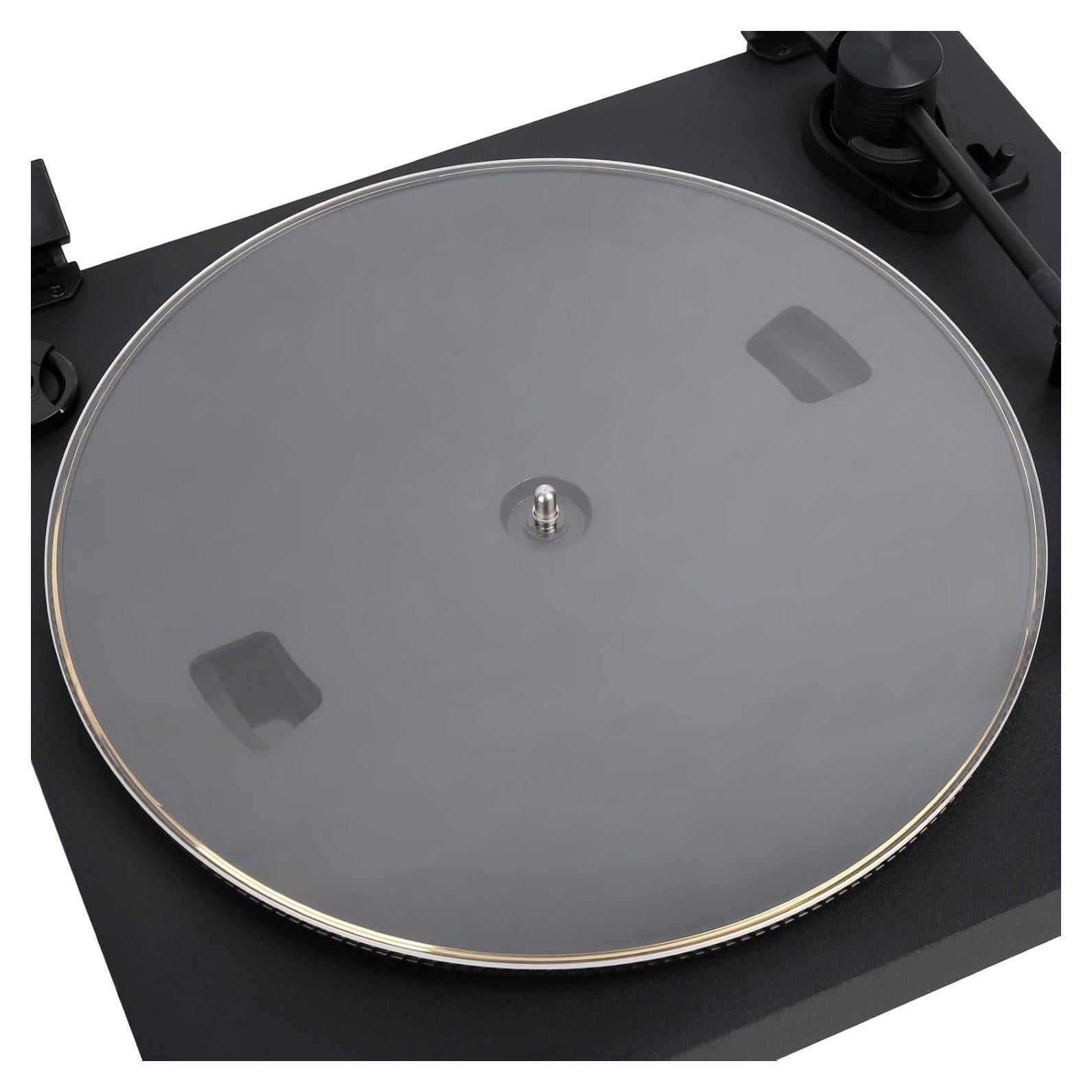 Alfombrilla Acrílica Transparente para Giradiscos 30.48 cm