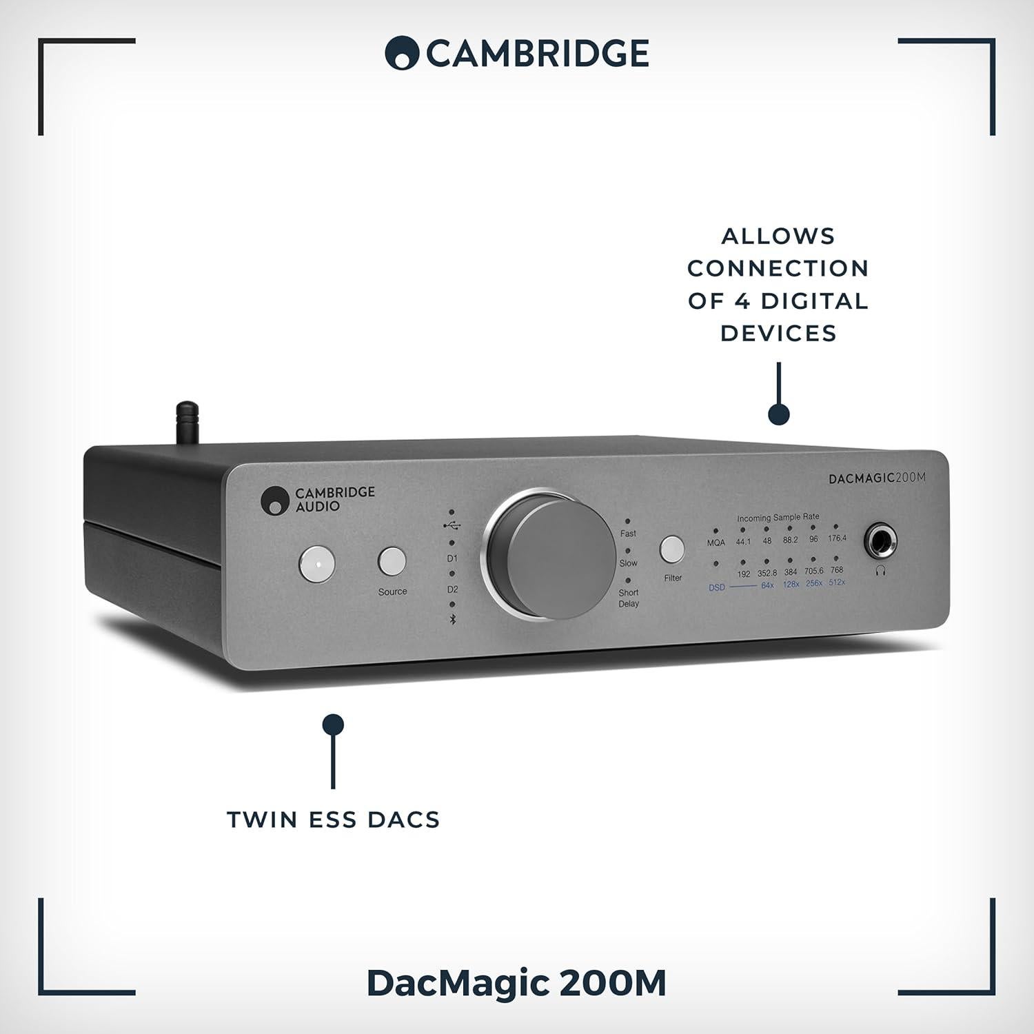 DAC Cambridge Audio DacMagic 200M - Amplificador HiFi Bluetooth