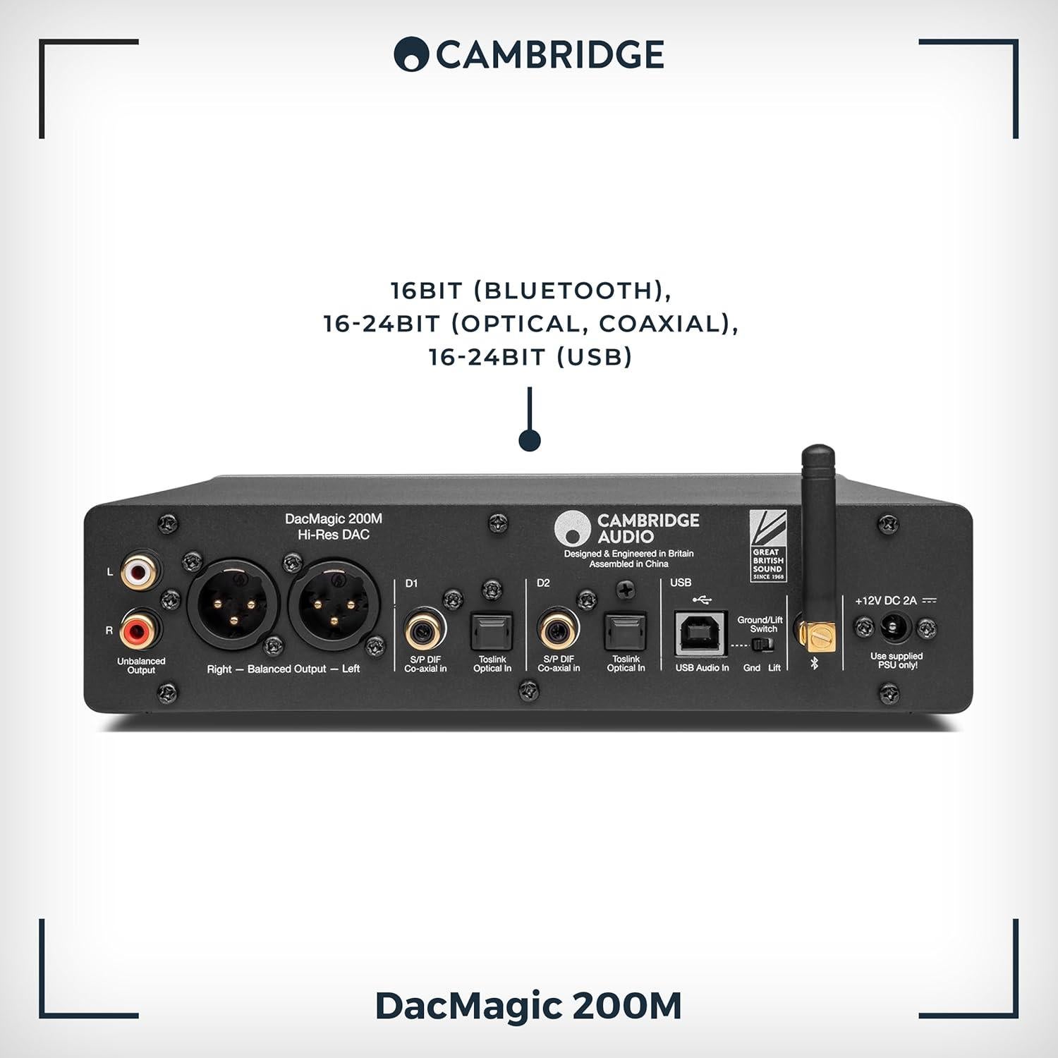 DAC Cambridge Audio DacMagic 200M - Amplificador HiFi Bluetooth