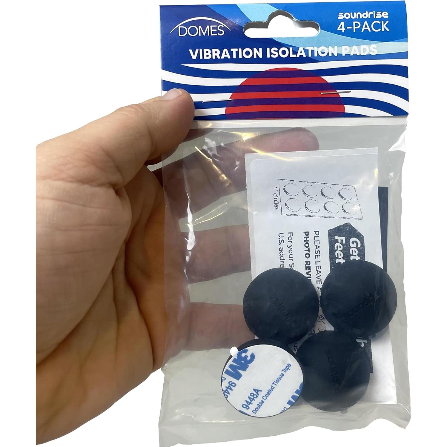 Almohadillas Aislantes Acústicas Soundrise - 4-Pack Silicona