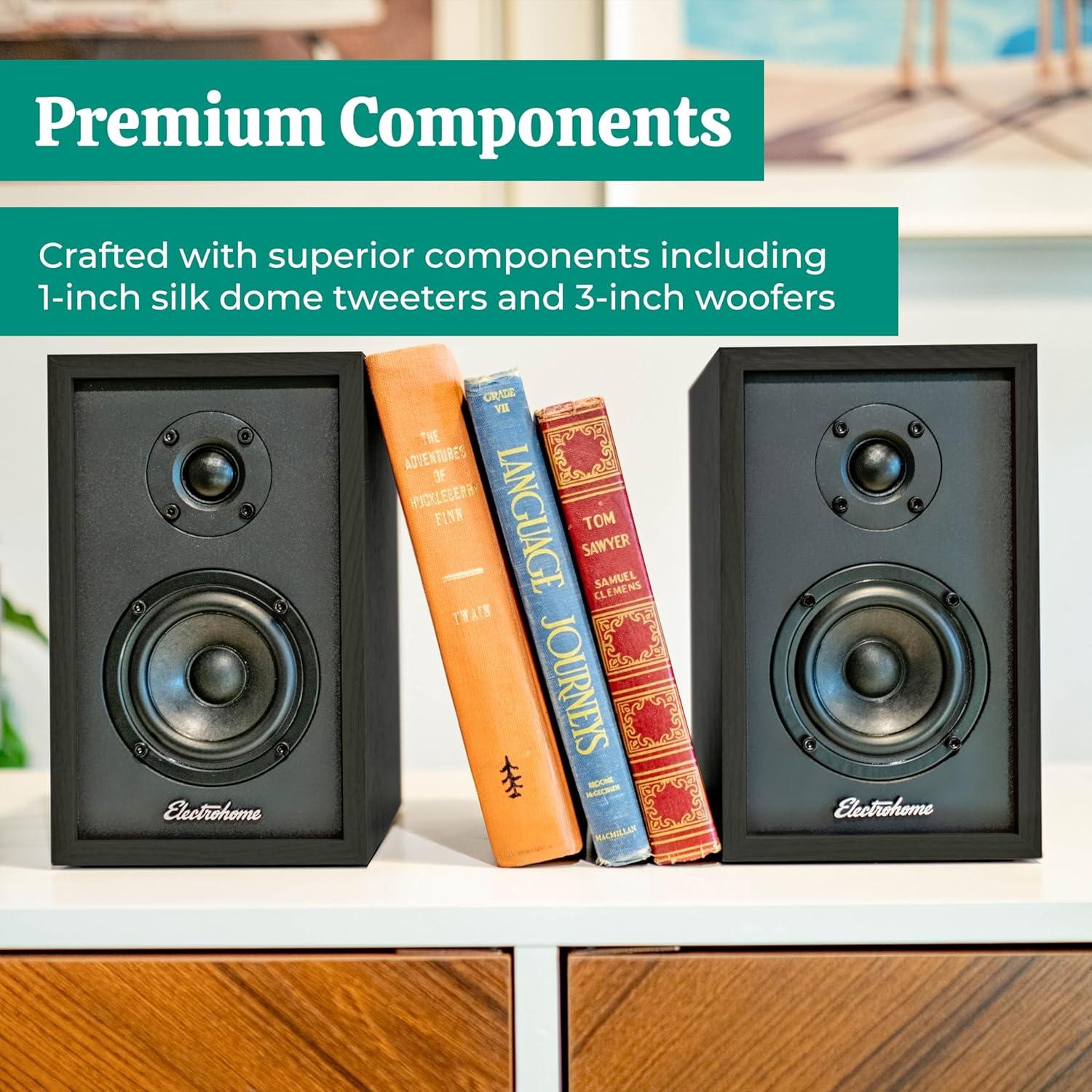 Reproductor de Vinilo Electrohome Montrose con Altavoces Bluetooth