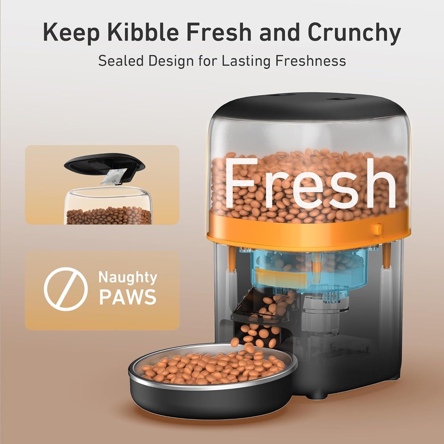 Comedero Automático para Gatos Yuposl 2L con Programación