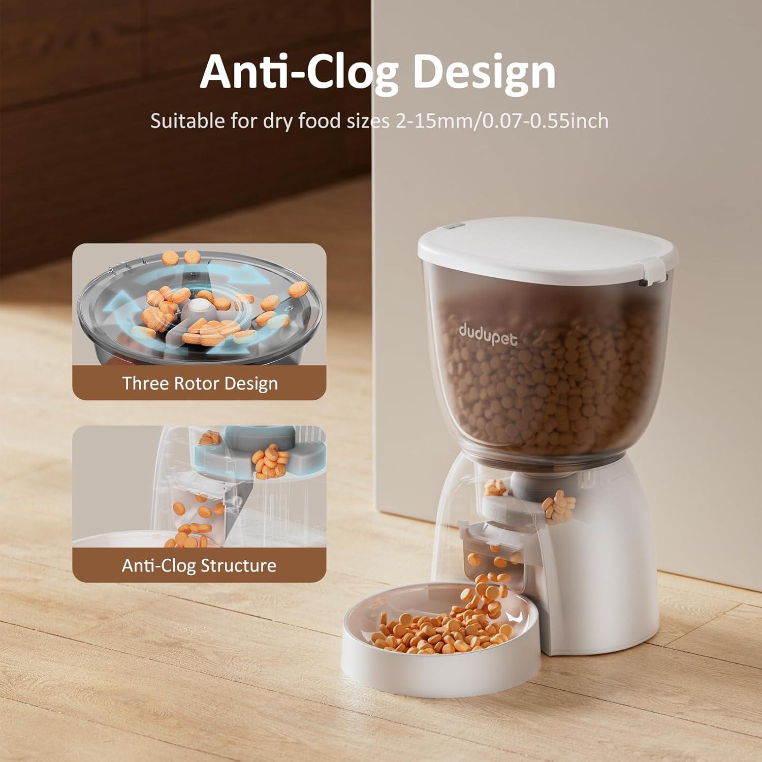 Dispensador Automático de Comida DUDUPET 5L Programable