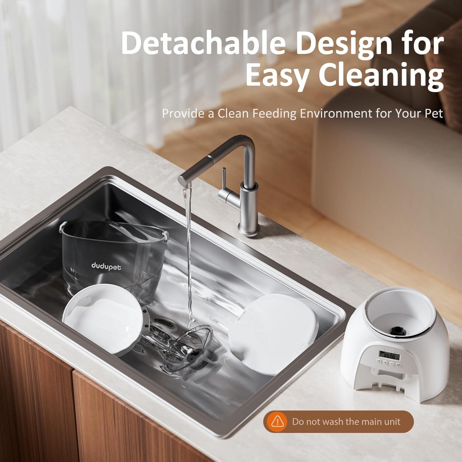 Dispensador Automático de Comida DUDUPET 5L Programable