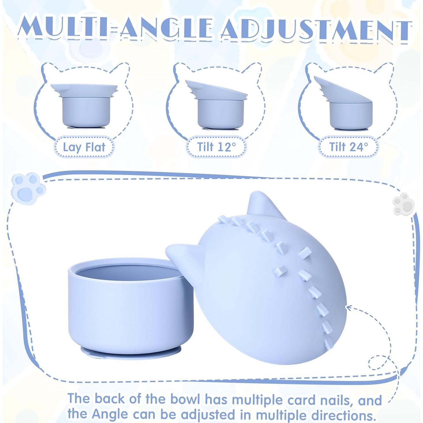 Comederos Lentos de Silicona Funnymoom para Gatos - 2 Piezas