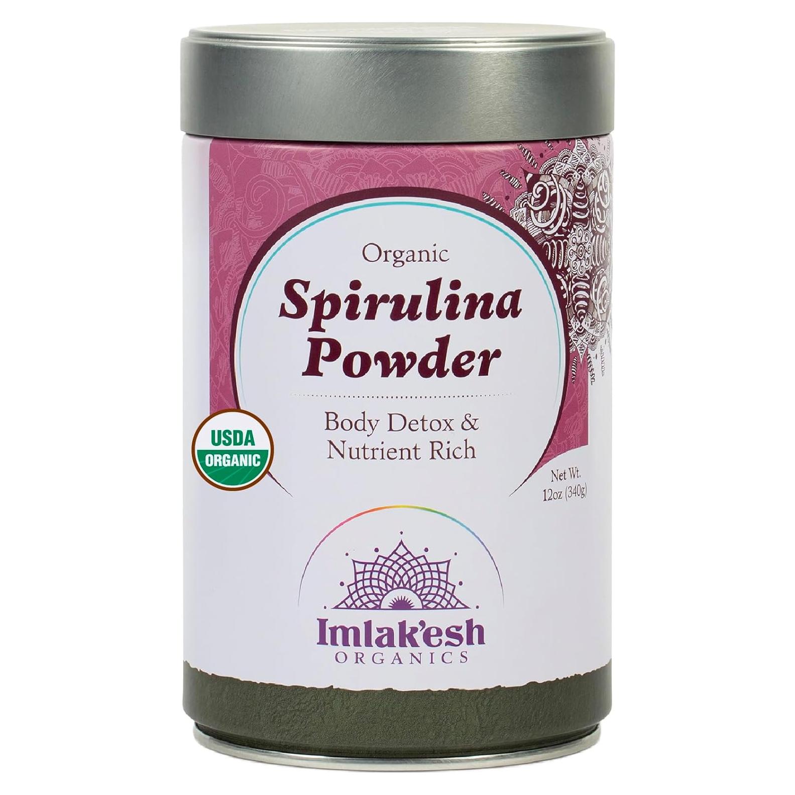 Spirulina en Polvo Orgánica Imlak'esh 340g - Superalimento