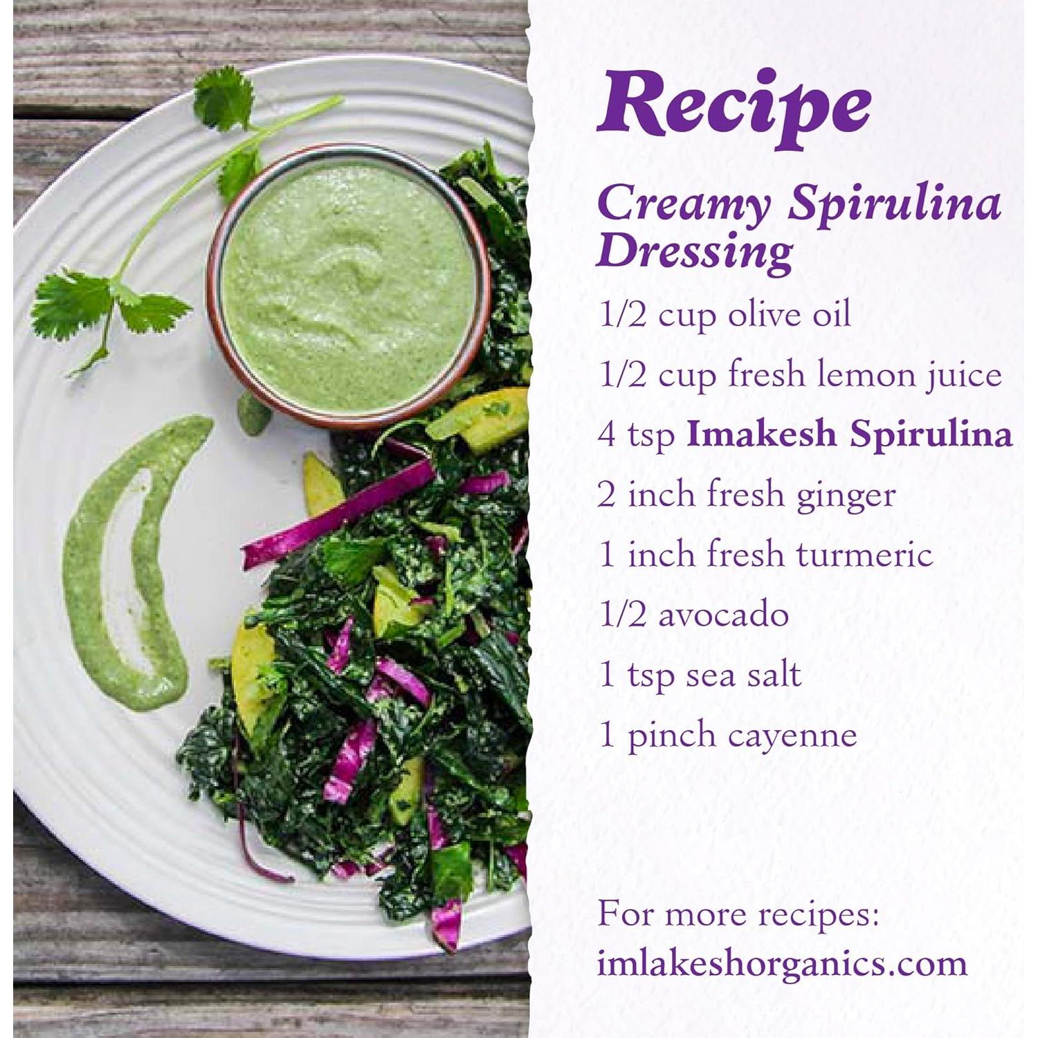 Spirulina en Polvo Orgánica Imlak'esh 340g - Superalimento