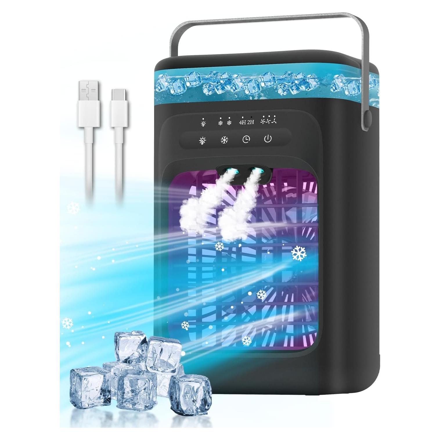 Aire Acondicionado Portátil Mecmic Meac 3 Velocidades 1000ml