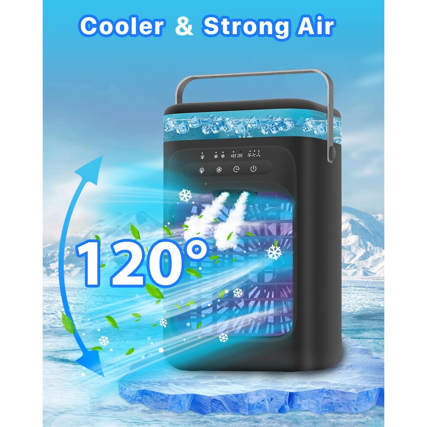 Aire Acondicionado Portátil Mecmic Meac 3 Velocidades 1000ml