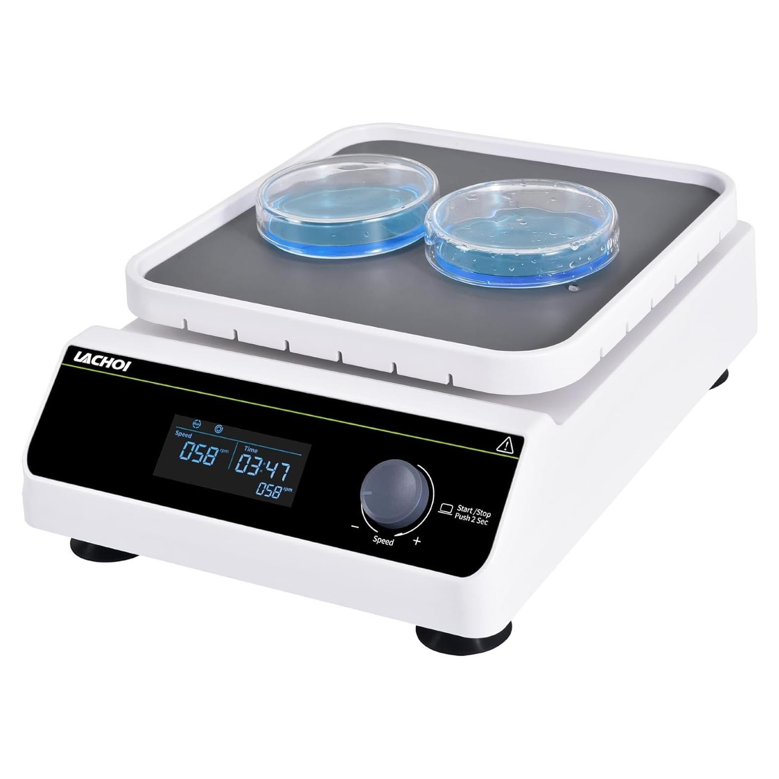 Agitador Lineal Digital LACHOI 40-300 RPM 2KG LCD