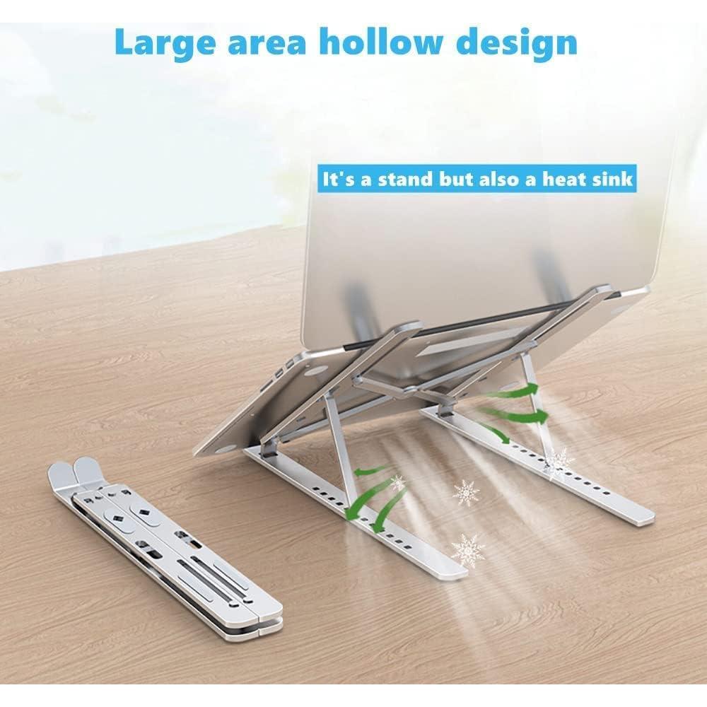 Soporte de Laptop Vancold Ergonómico Plata 10-15.6"